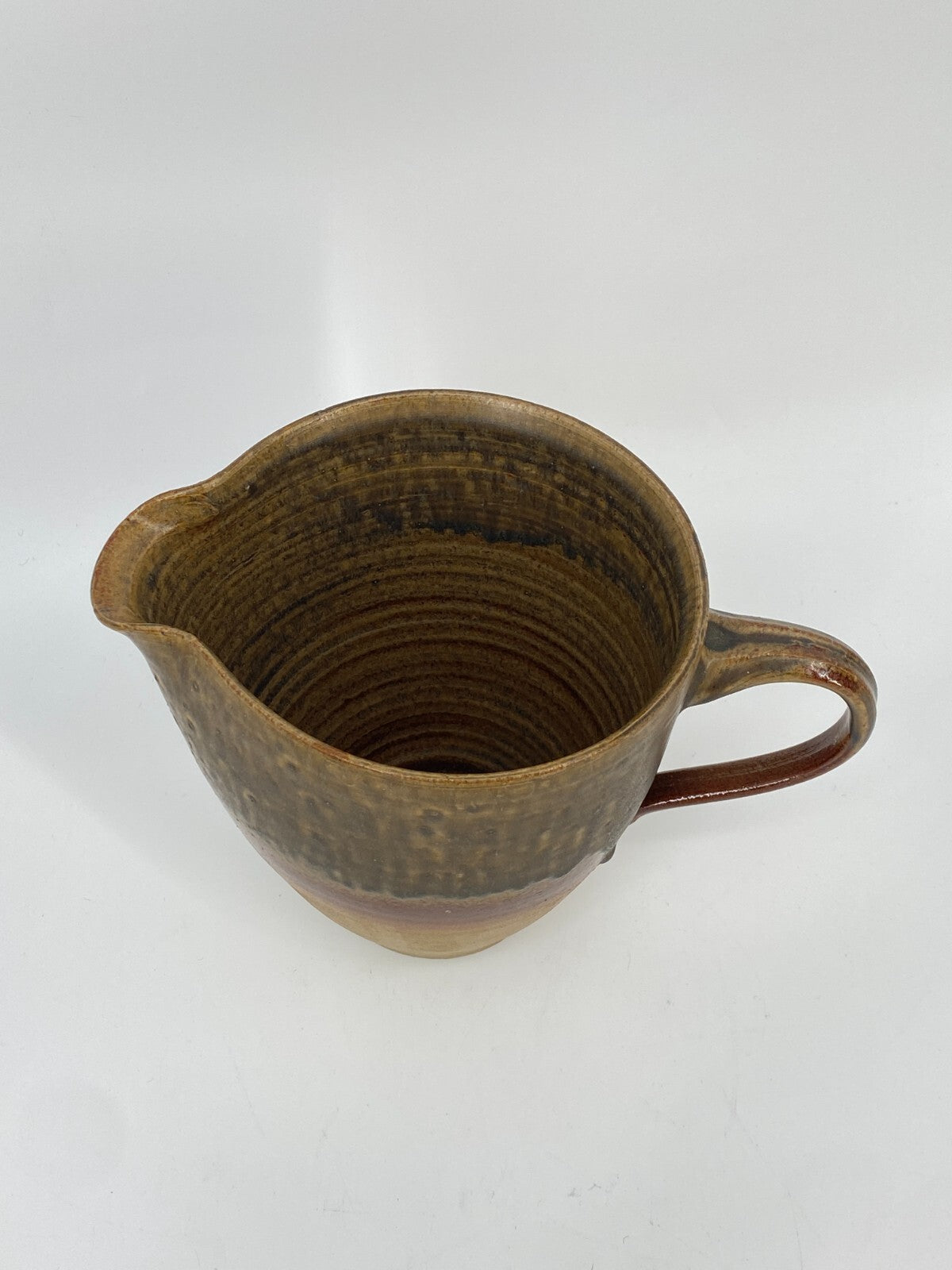 * KRUG VASE HENKEL STUDIOKERAMIK MATHIES SCHWARZE SIGNIERT KERAMIK MID CENTURY