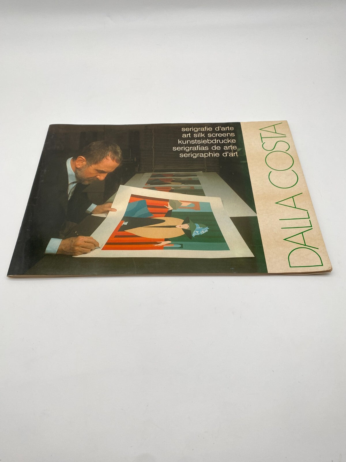 DALLA COSTA SERIGRAFIE D'ARTE BUCH KUNSTSIEBDRUCKE 1982 KÜNSTLER MODERNE POP ART
