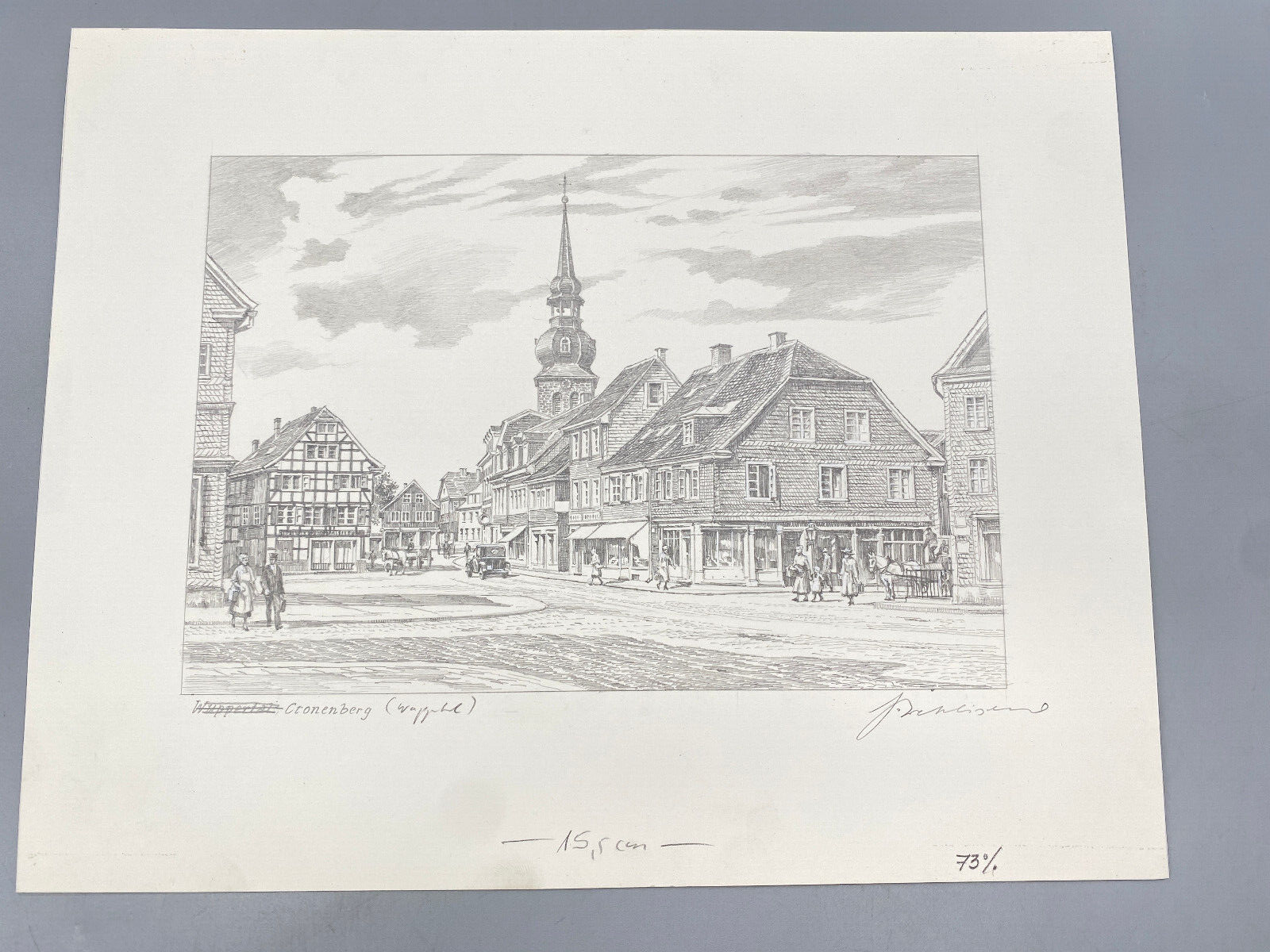 *HEINZ WEHLISCH BERLINER KÜNSTLER 7X ZEICHNUNGEN WUPPERTAL ORIGINAL HANDSIGNIERT