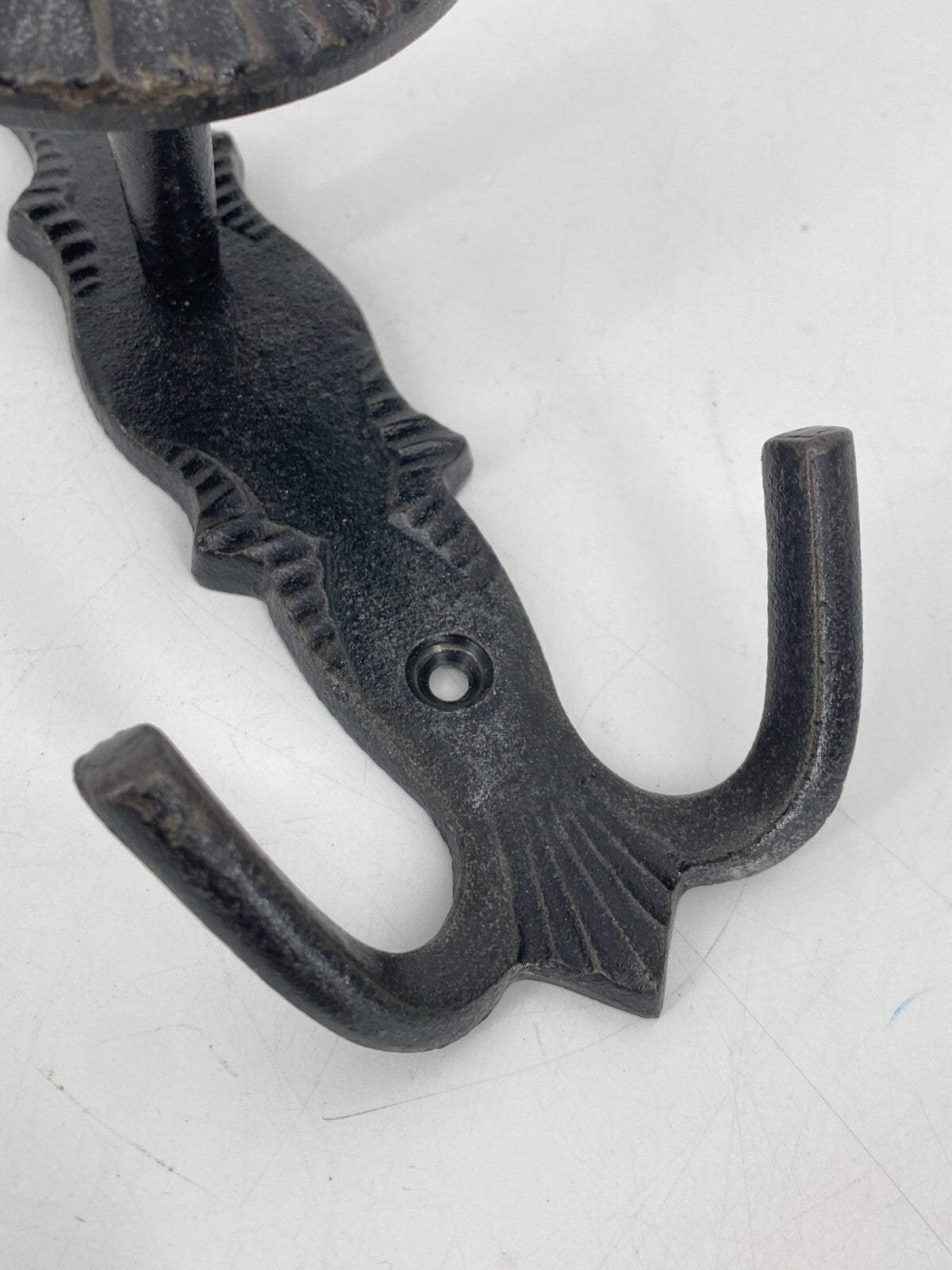 * 5 x GARDEROBENHAKEN KLEIDERHAKEN GUSSEISEN ANTIK STIL WANDHAKEN VINTAGE