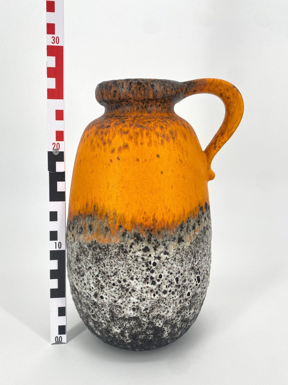 * SCHEURICH STUDIOKERAMIK FAT LAVA KRUG VASE WEST GERMANY 70ER