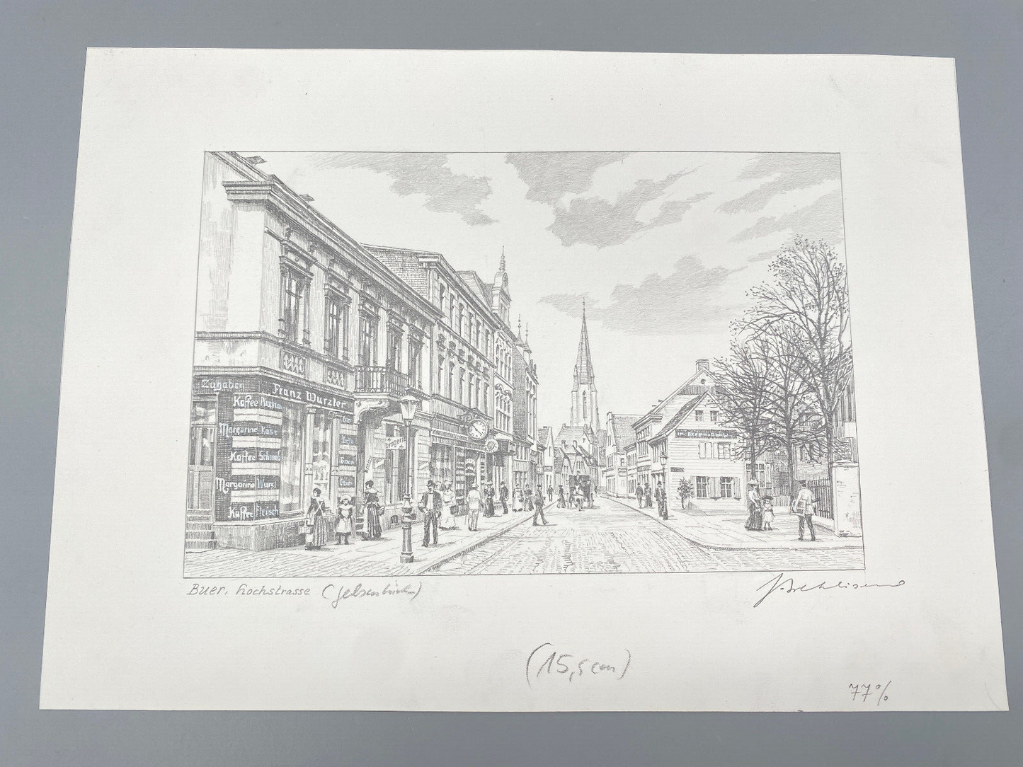 HEINZ WEHLISCH GELSENKIRCHEN UECKENDORF BUER HOCHSTRAßE ORIGINAL HANDSIGNIERT