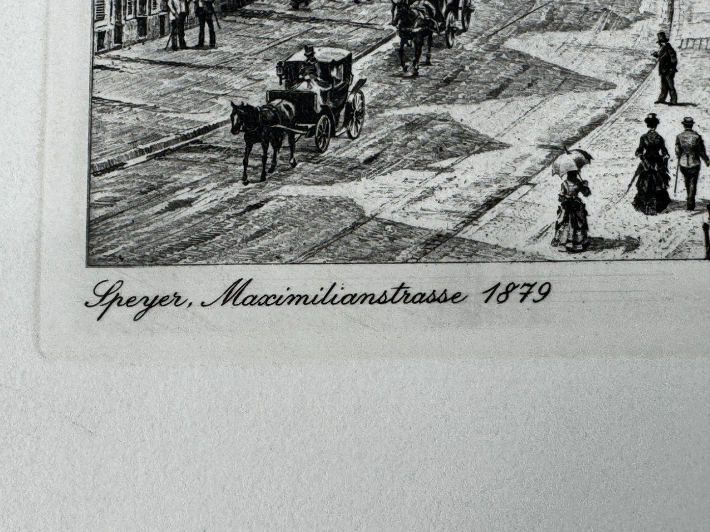  * HEINZ WEHLISCH ORIGINAL RADIERUNG SPEYER MAXIMILIANSTRASSE 187