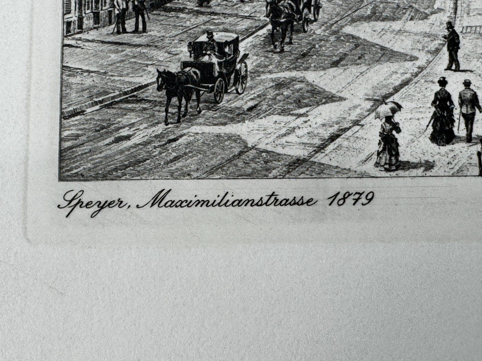  * HEINZ WEHLISCH ORIGINAL RADIERUNG SPEYER MAXIMILIANSTRASSE 187