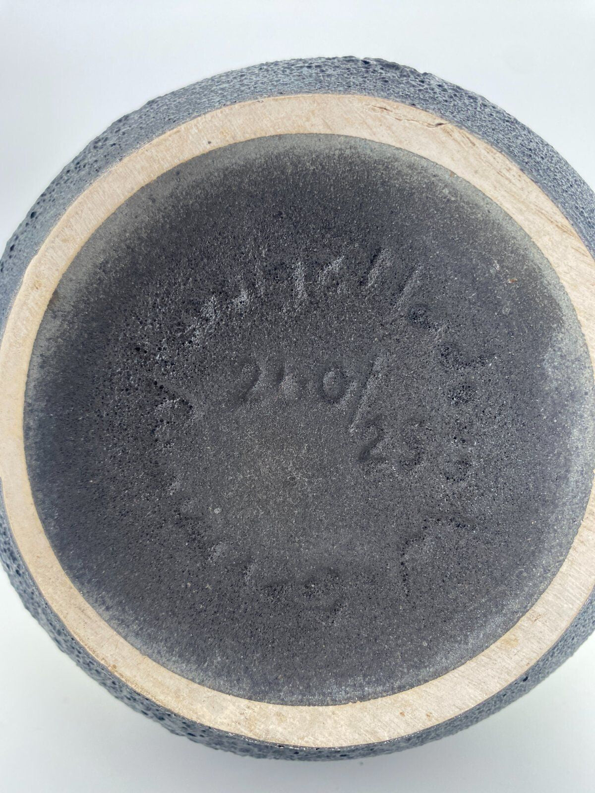 * STUDIOKERAMIK FAT LAVA KRUG VASE GRÜN SCHWARZ W.-GERMANY 70ER