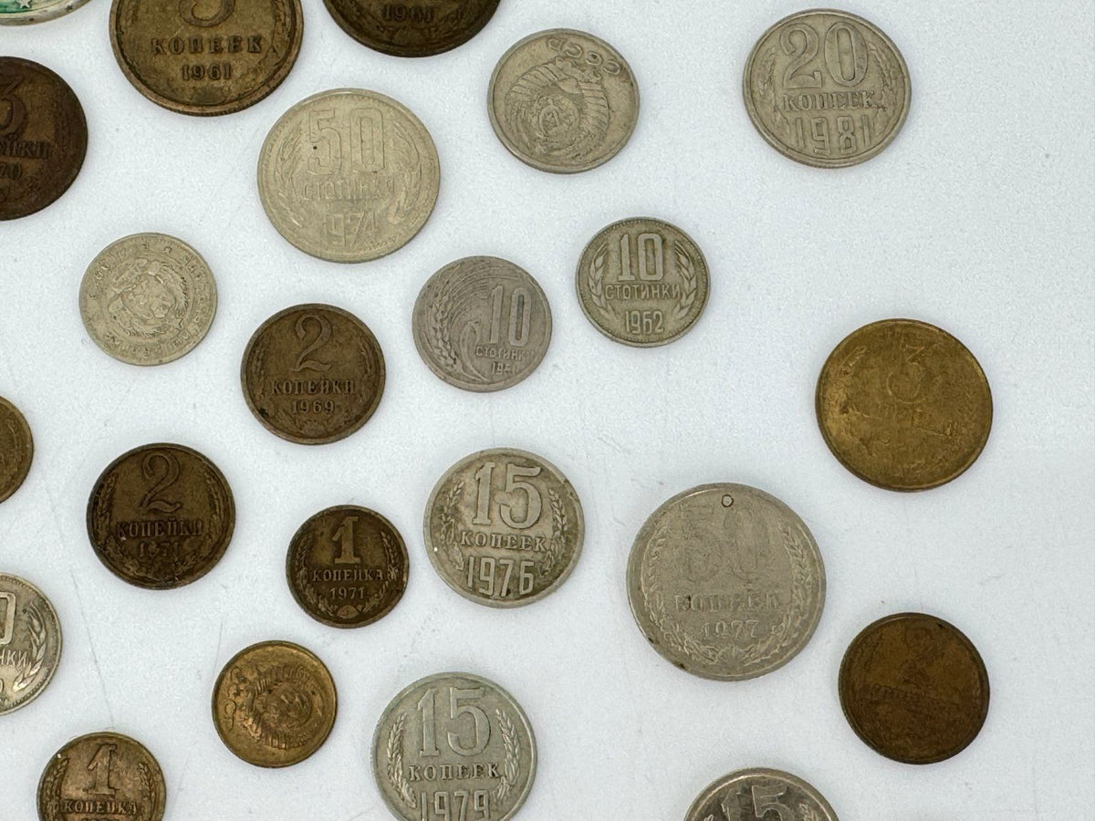 KONVOLUT RUSSLAND CCCP 1904 BIS IN DIE 90er UDSSR KOPEKEN MÜNZEN