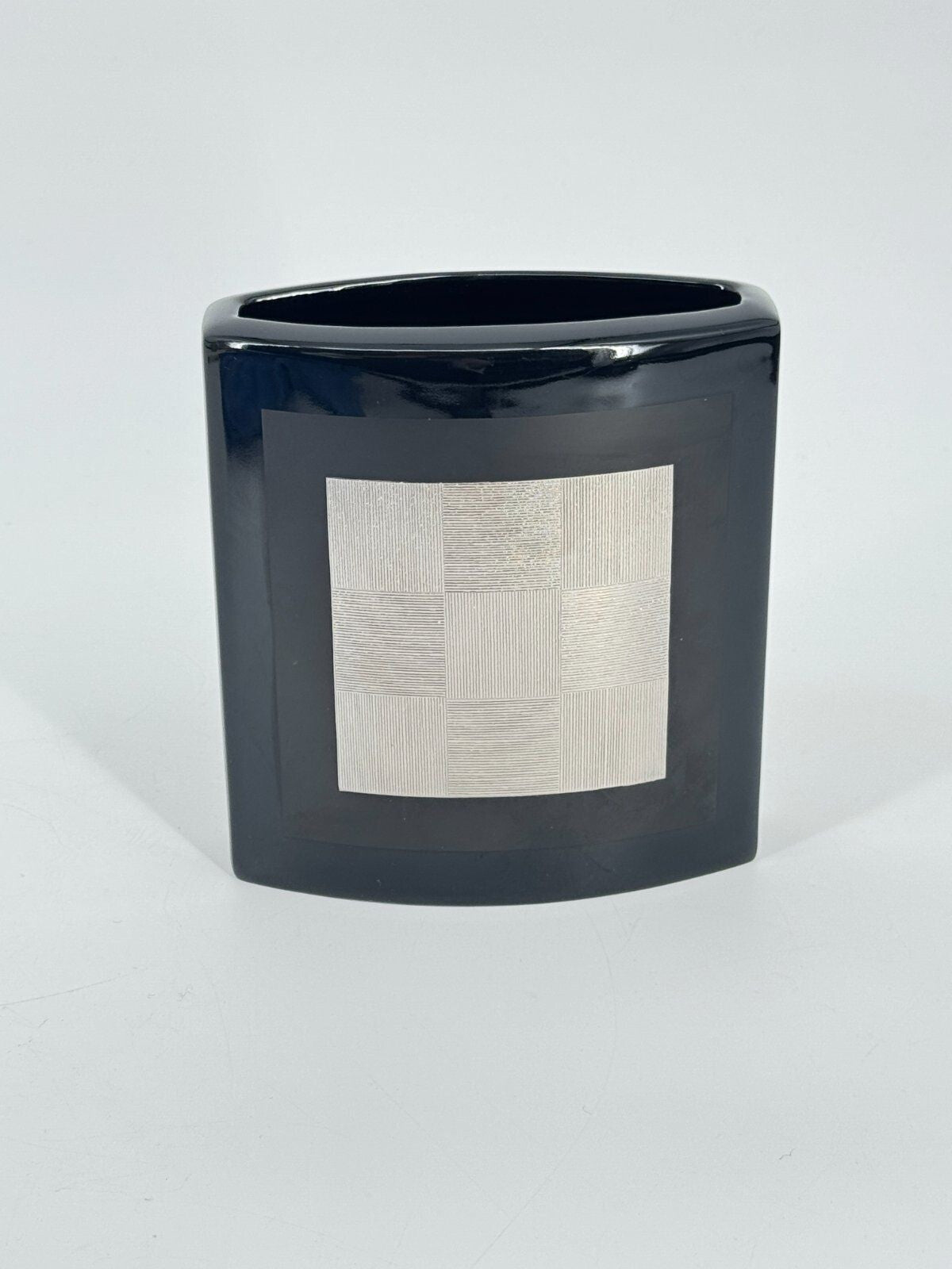 * ROSENTHAL VASE H. DRESLER HANDBEMALT STUDIO LINIE SCHWARZ VINTAGE 80ER