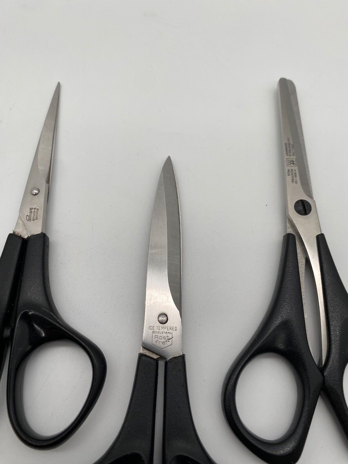 KONVOLUT 18 SCHEREN  WEDO KAICUT FINNY FISKARS ESSELTE ZWILLING DAHLE HENCKELS