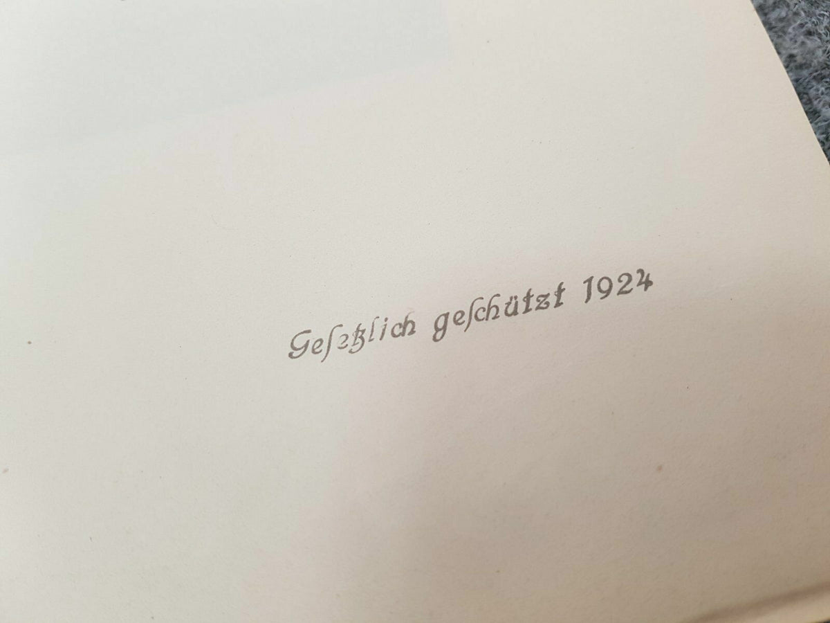 ERINNERUNG AN SPANIENREISE DES LINIENSCHIFFS HANNOVER 1924 MILITARIA BUCH ANTIK