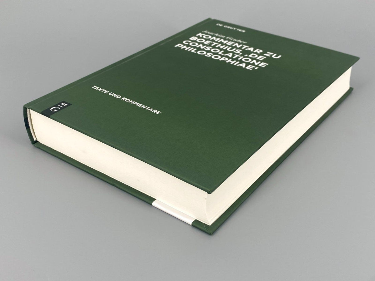 *BUCH JOACHIM GRUBER KOMMENTAR ZU BOETHIUS DE GRUYTER