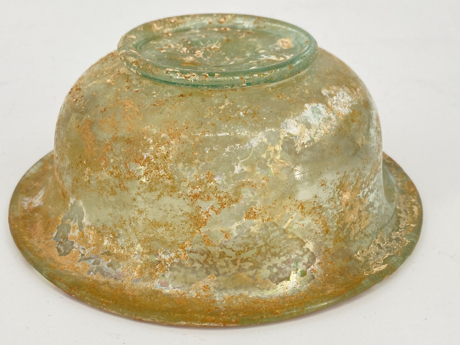 * RÖMISCHE GLAS SCHALE VASE ANTIKE HISTORISCH ROM ÖL