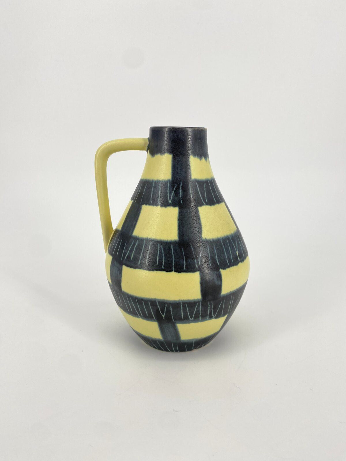 * VASE KERAMIK VEB GEORGENTHAL STUDIOKERAMIK MID CENTURY VINTAGE
