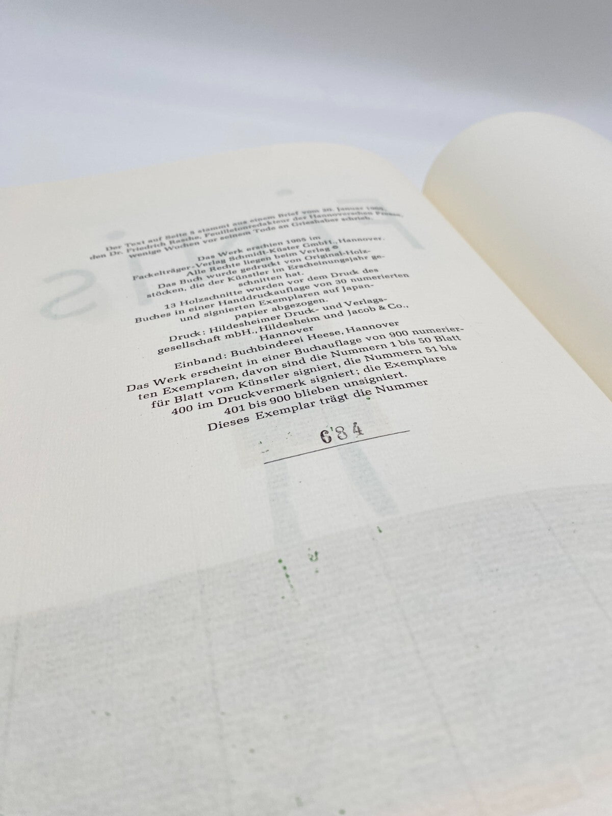 HAP GRIESHABER DER GROßE GARTEN ORIGINAL HOLZSCHNITTE F RASCHE HERRENHAUSEN BUCH