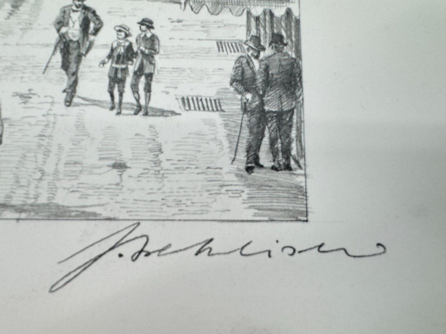 * HEINZ WEHLISCH ZEICHNUNG SPEYER UM 1879 ANSICHT SIGNIERT