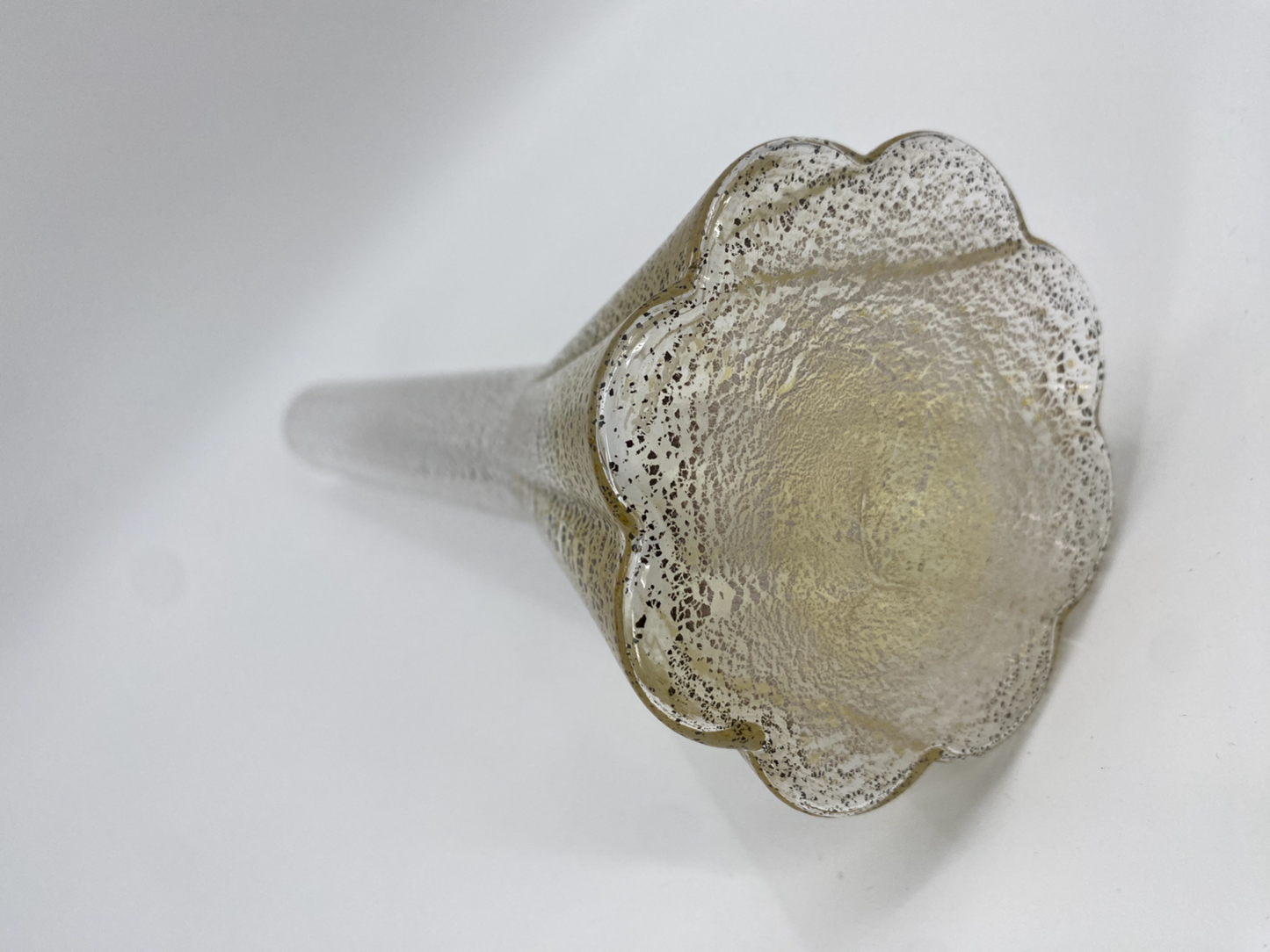 * FOSCARINI BLUMENVASE KERZENSTÄNDER MURANO GLAS GOLDFLOCKEN 2008