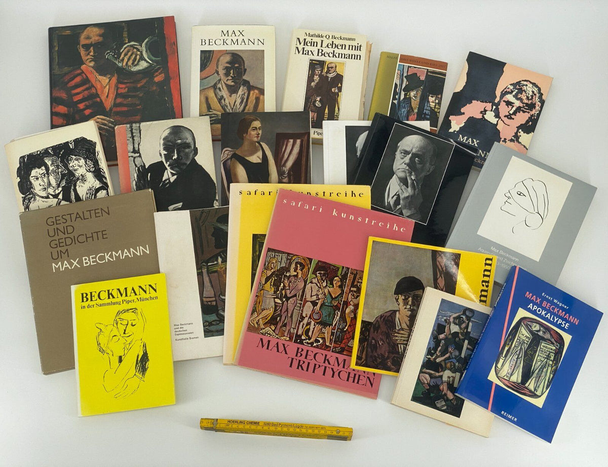 *KONVOLUT 18x BUCH MAX BECKMANN MALER KÜNSTLER #1-18