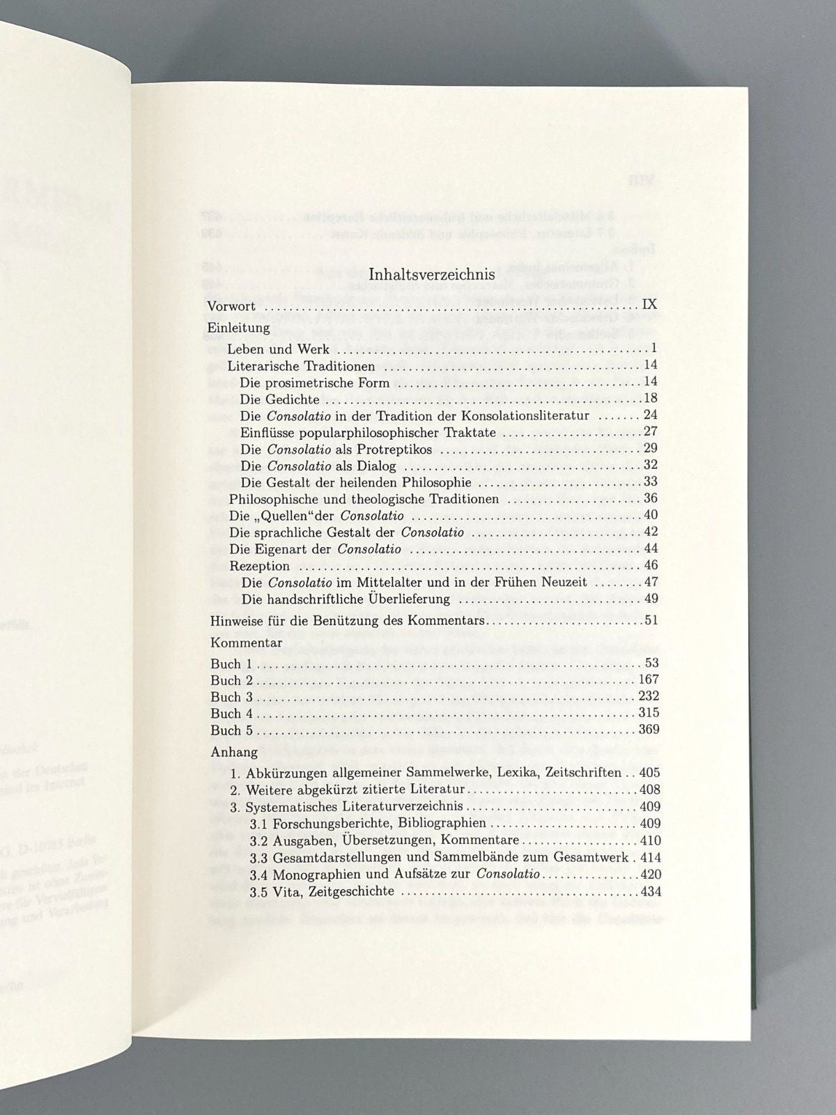 *BUCH JOACHIM GRUBER KOMMENTAR ZU BOETHIUS DE GRUYTER