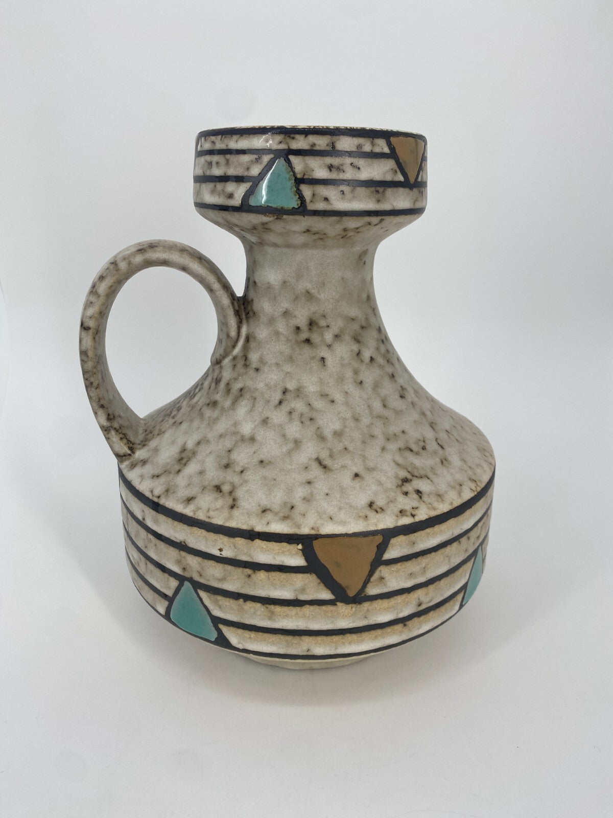 *FAT LAVA JASBA 230 28 VASE BLUMENVASE KRUG KERAMIK 1960ER JAHRE WEST GERMANY