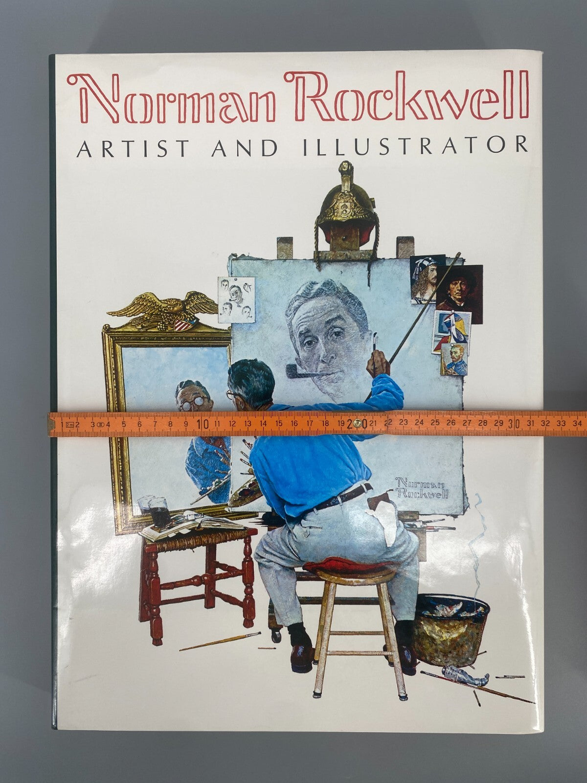 *BUCH KÜNSTLER NORMAN ROCKWELL BUECHNER GROßFORMAT NEW YORK 1983 US MONOGRAPHIE