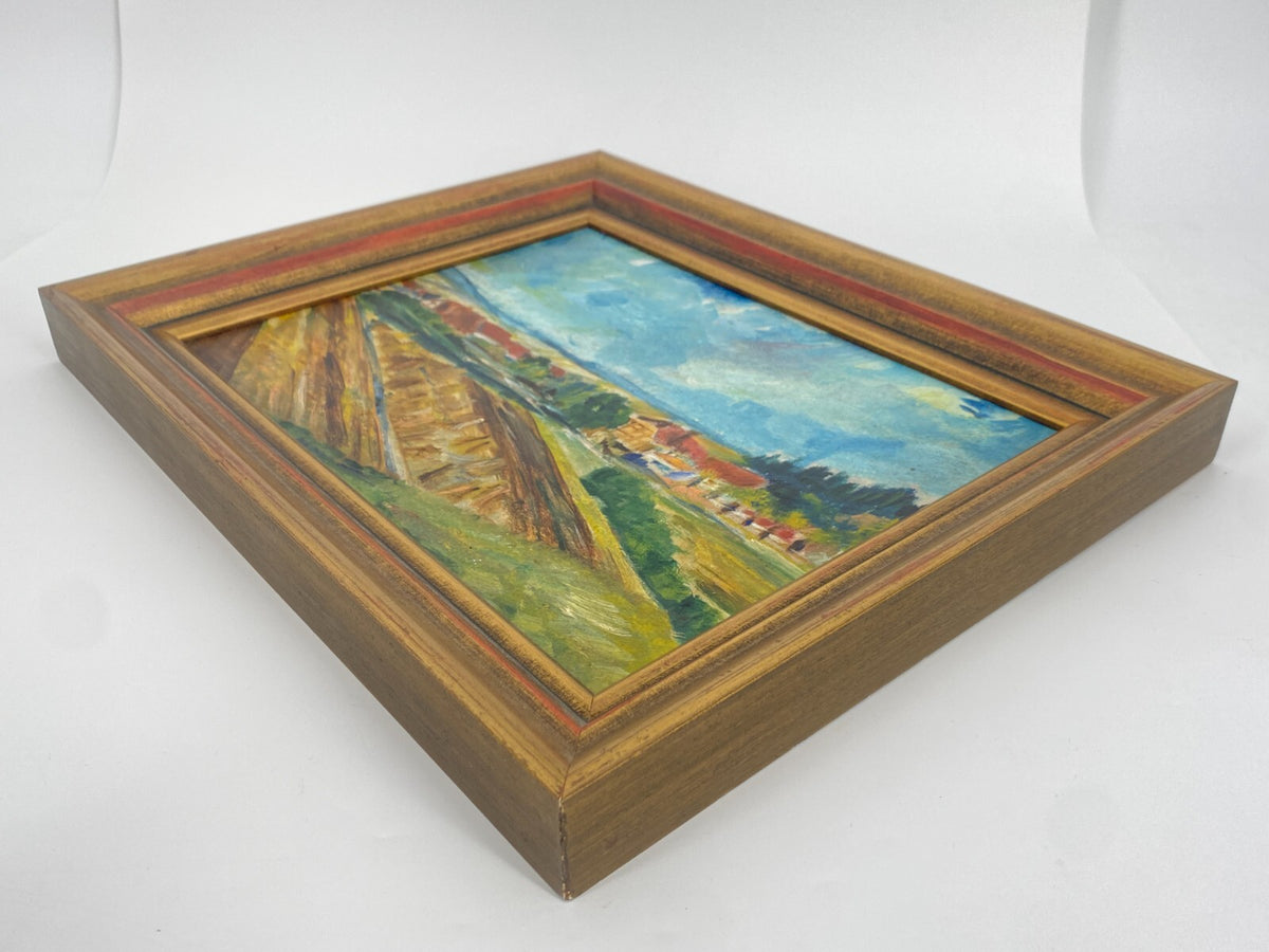 * ÖLGEMÄLDE GEMÄLDE LANDSCHAFT  NIEDERSACHEN WALTER BRÜGGMANN IMPRESSIONISMUS