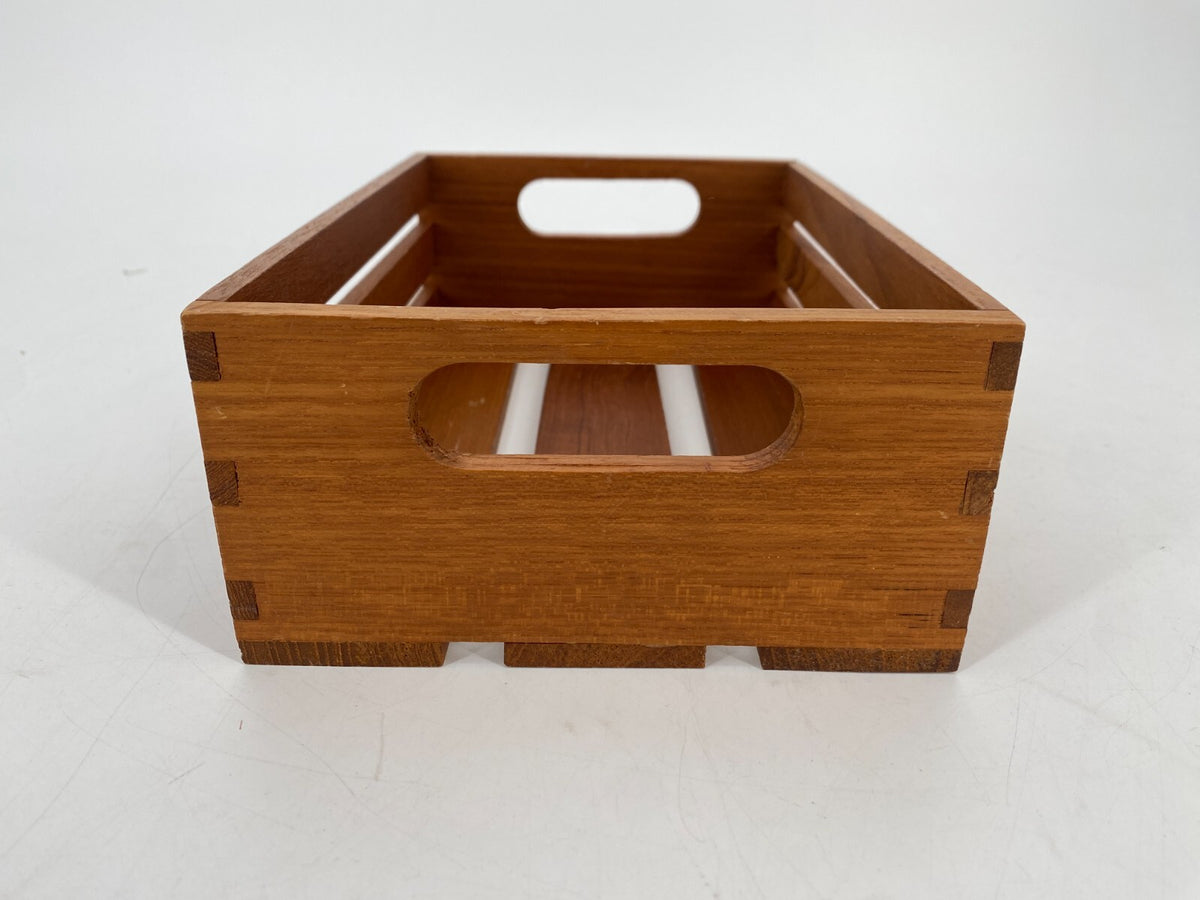 * TABLETT KISTE TEAK HOLZ BOX VINTAGE MIDCENTURY