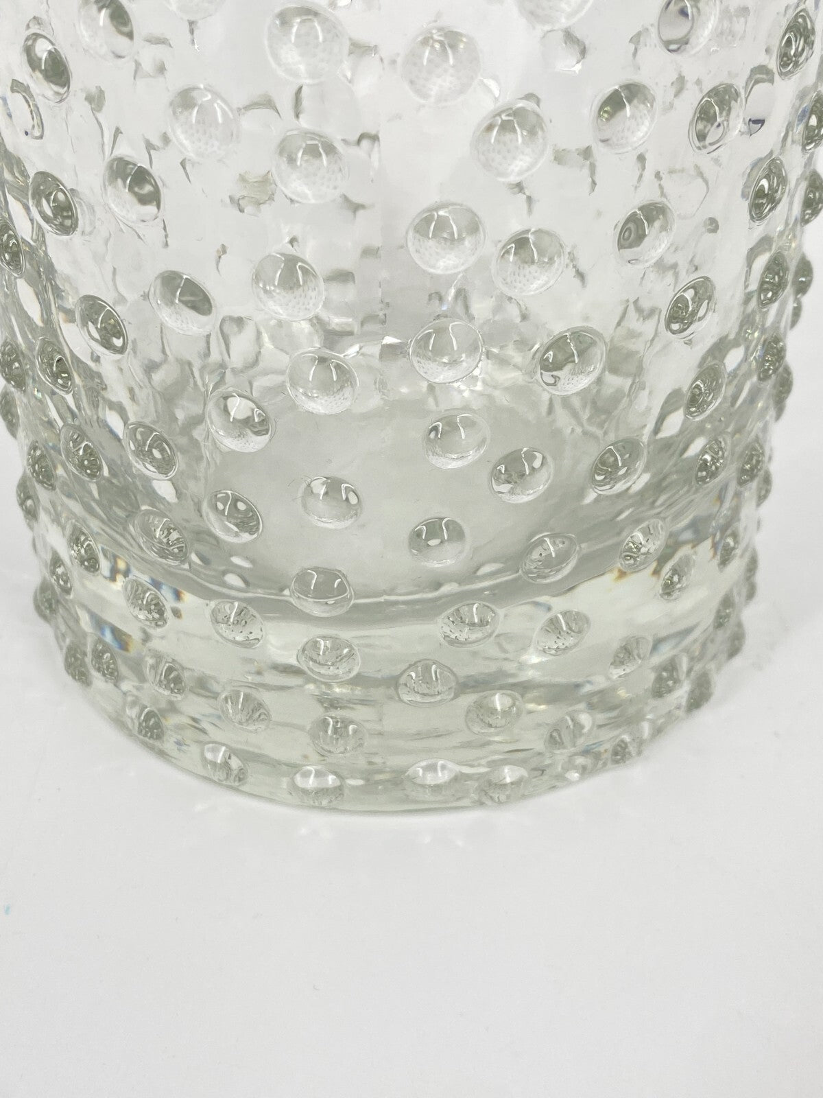 * ROSENTHAL GLASVASE VASE NOPPEN BUBBLE STEMPEL VINTAGE MIDCENTURY MARKE