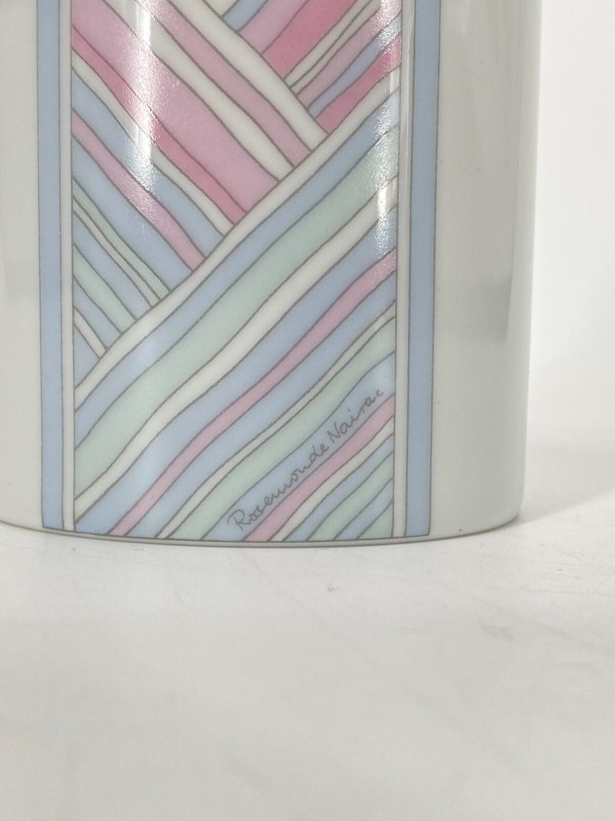 * ROSENTHAL VASE ROSAMUNDE NAIRAC STUDIO LINIE VINTAGE PASTELL