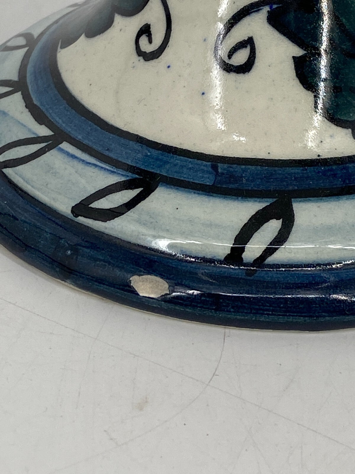 * VASE KRUG KERAMIK PASTA REGALIS HANDPAINTED IN SPAIN SPANIEN VINTAGE