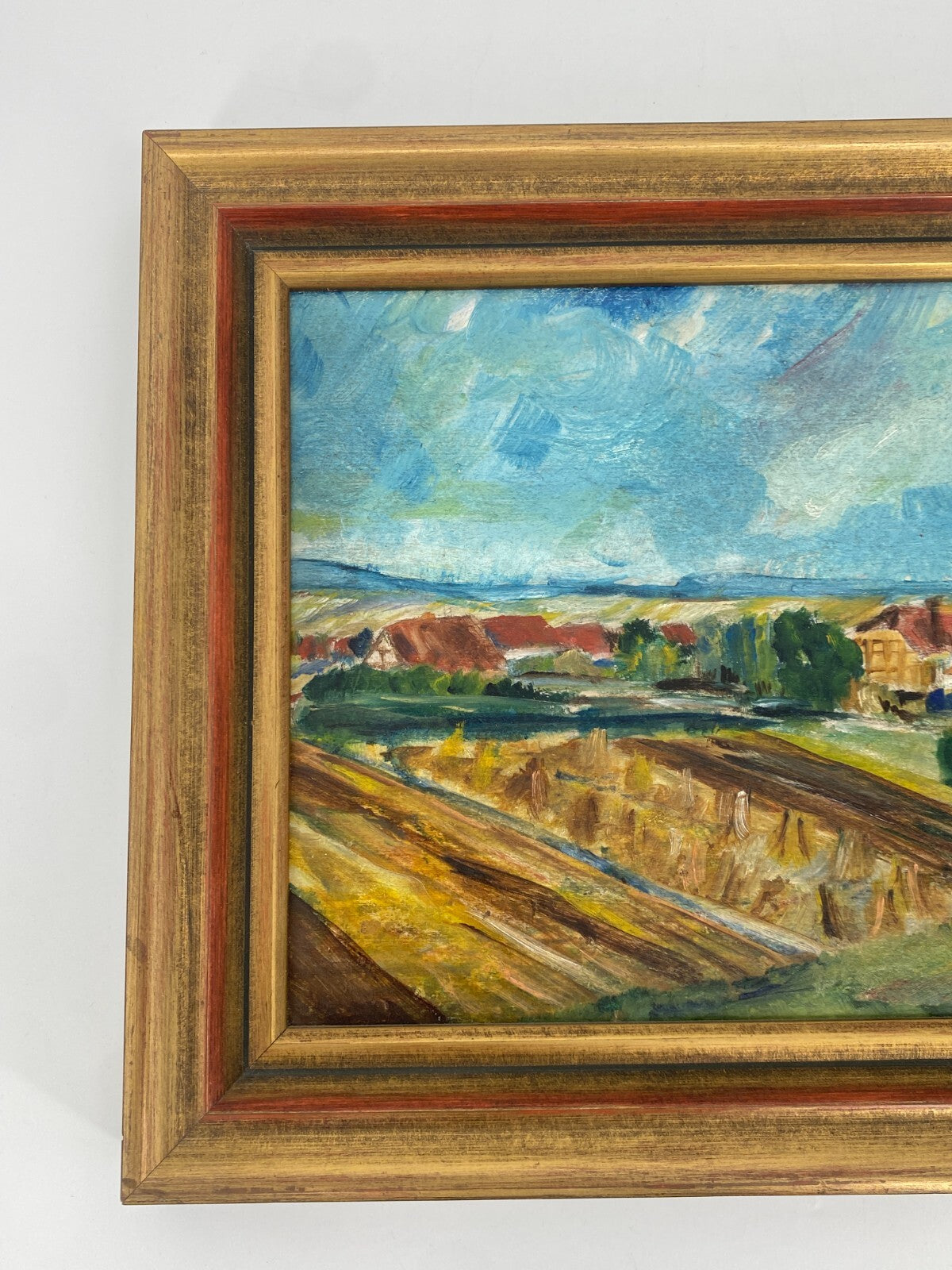 * ÖLGEMÄLDE GEMÄLDE LANDSCHAFT  NIEDERSACHEN WALTER BRÜGGMANN IMPRESSIONISMUS