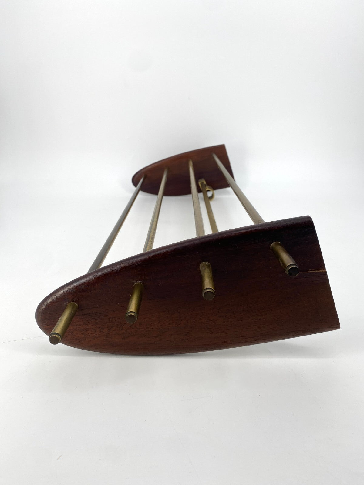 * MID CENTURY DESIGN GARDEROBE TEAK HUTABLAGE HAKENLEISTE 50er 60er