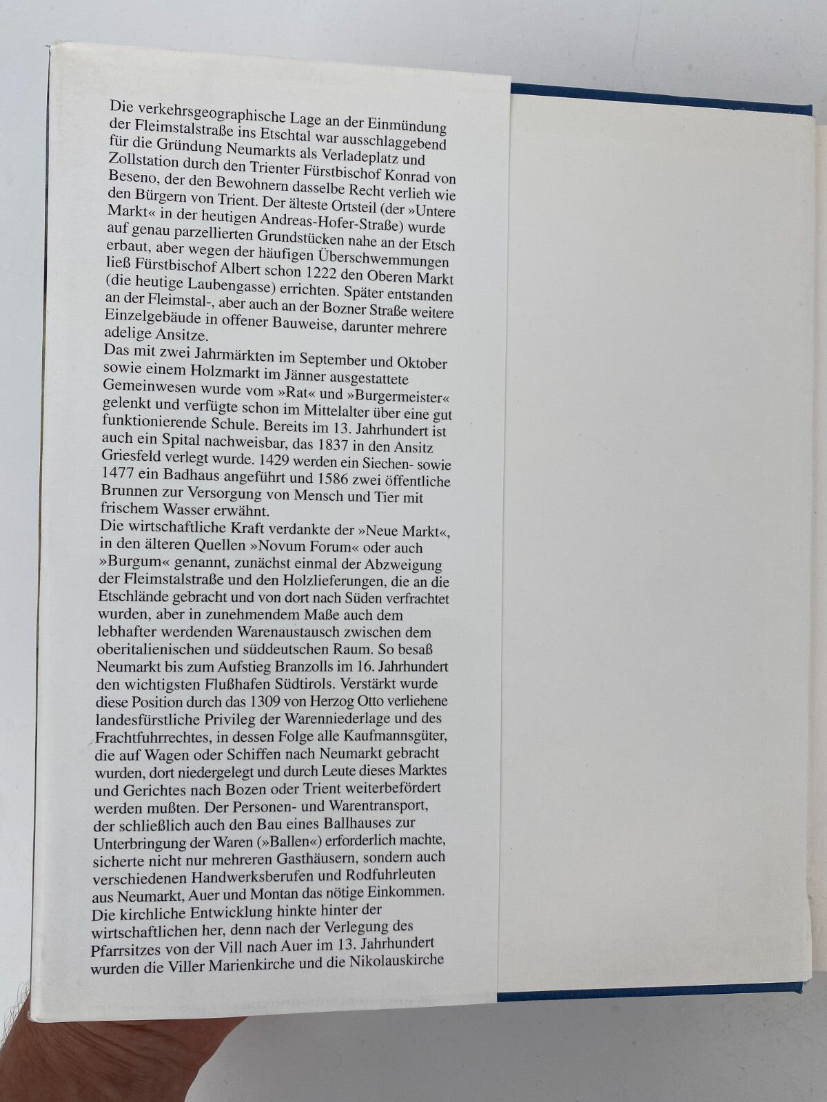 *BUCH: NEUMARKT AN DER ETSCH. VERGANGENHEIT UND GEGENWART 1997