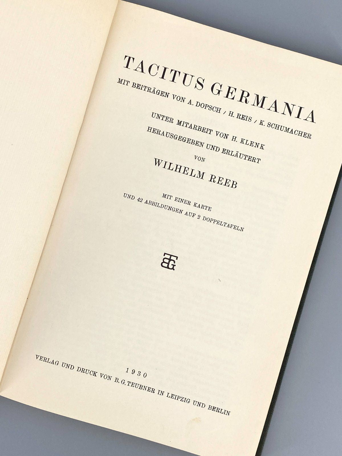 *7x BUCH TACITUS TACITI HISTORIEN GERMANIA ALTERTUMSWISSENSCHAFT