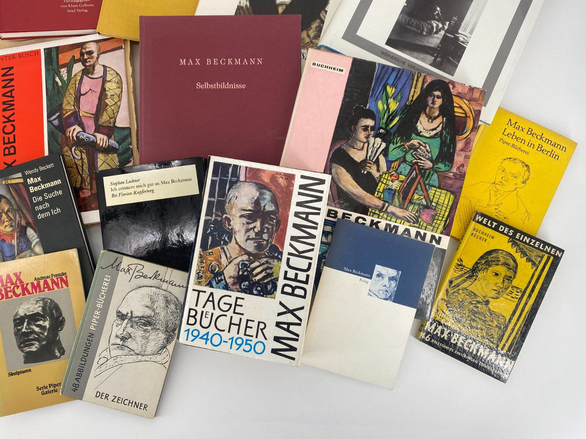 *KONVOLUT 19x BUCH MAX BECKMANN MALER KÜNSTLER #19-37