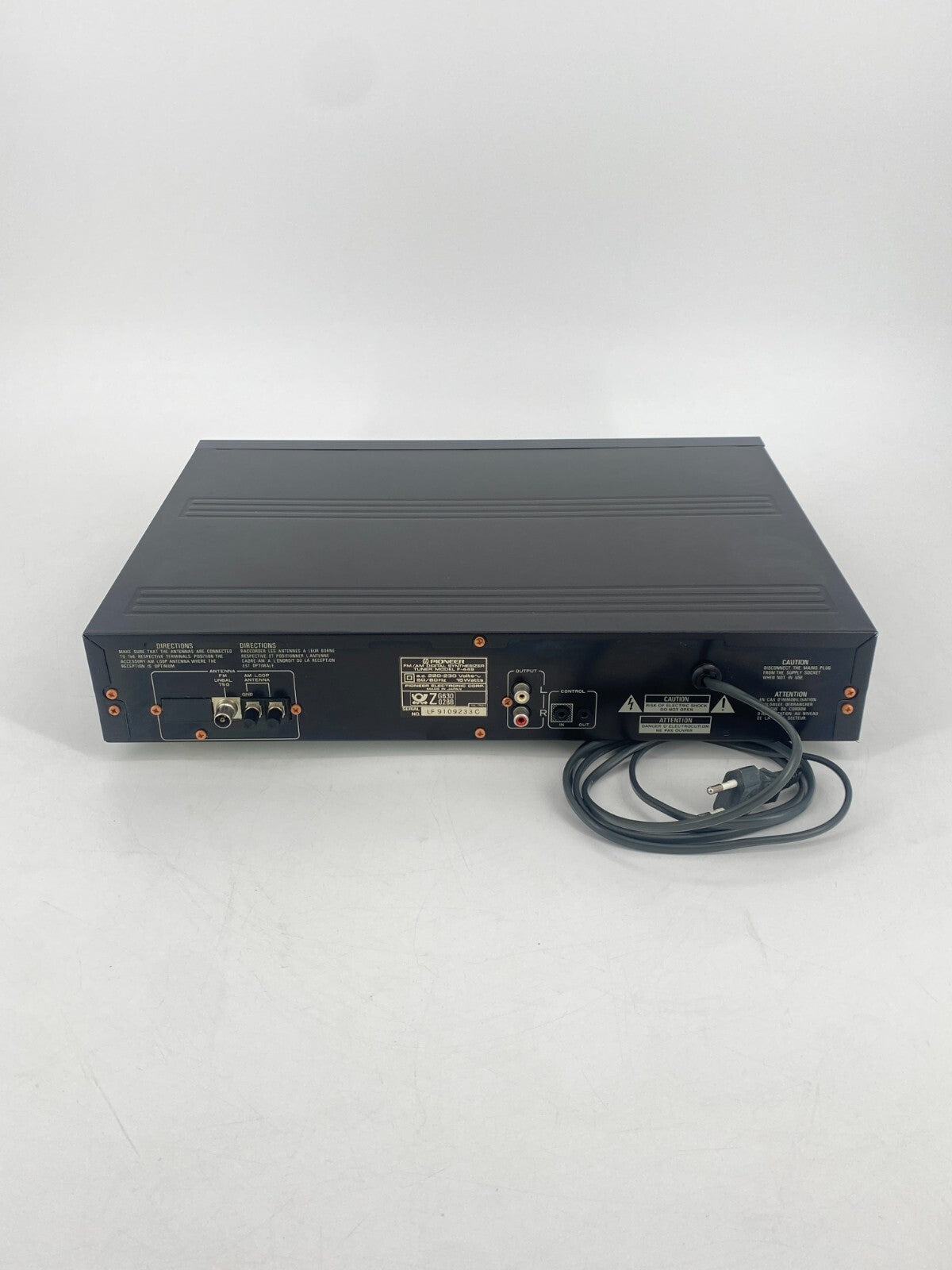* PIONEER F-449 TUNER JAPAN SCHWARZ VINTAGE 90ER