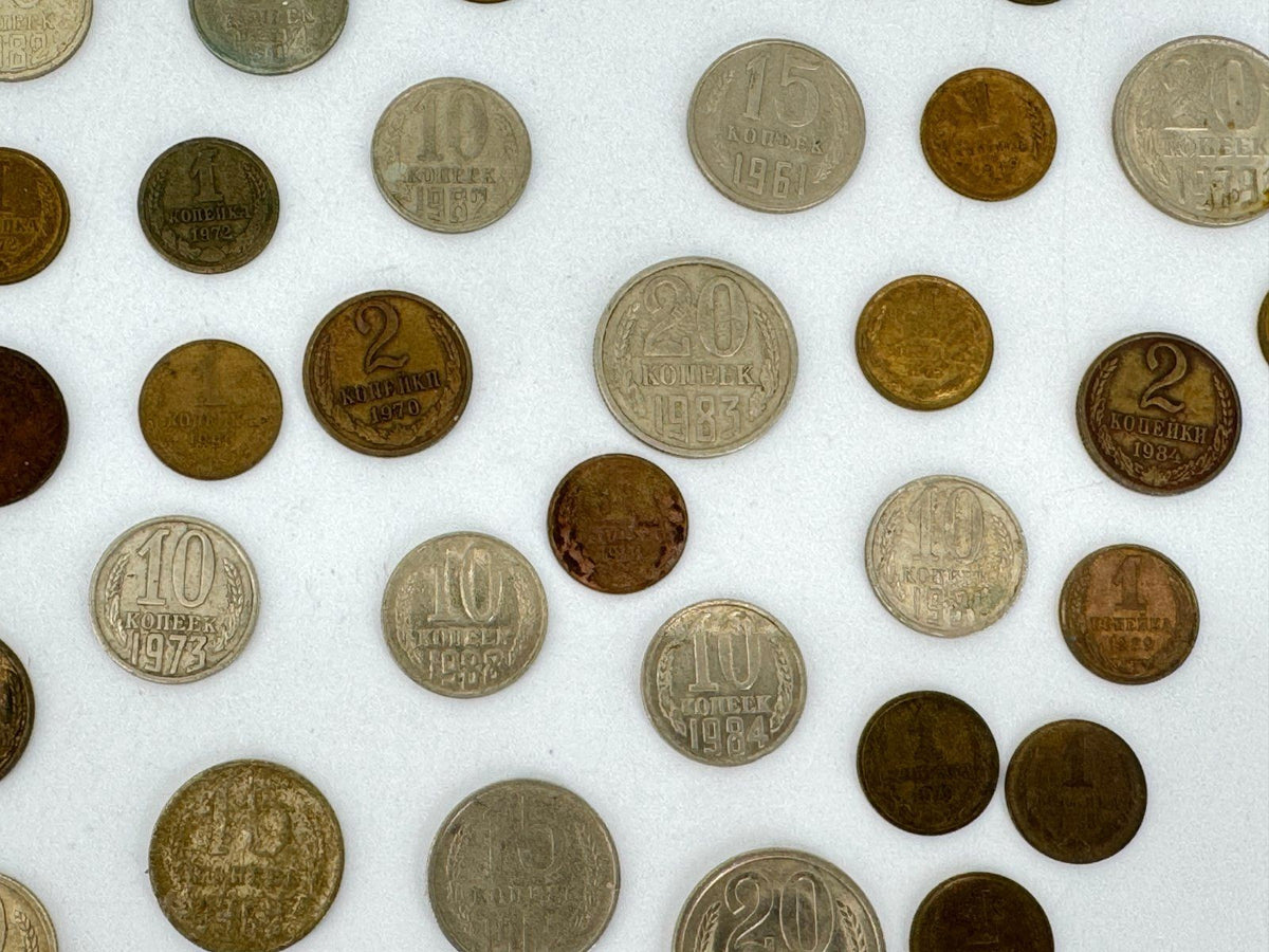 KONVOLUT RUSSLAND CCCP 1904 BIS IN DIE 90er UDSSR KOPEKEN MÜNZEN