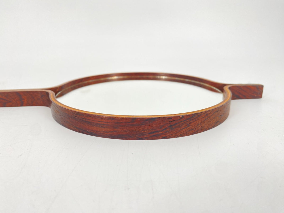 * HANDSPIEGEL BECH & STARUP DEN PERMANENTE 1960ER PALISANDER WAND SPIEGEL DANISH