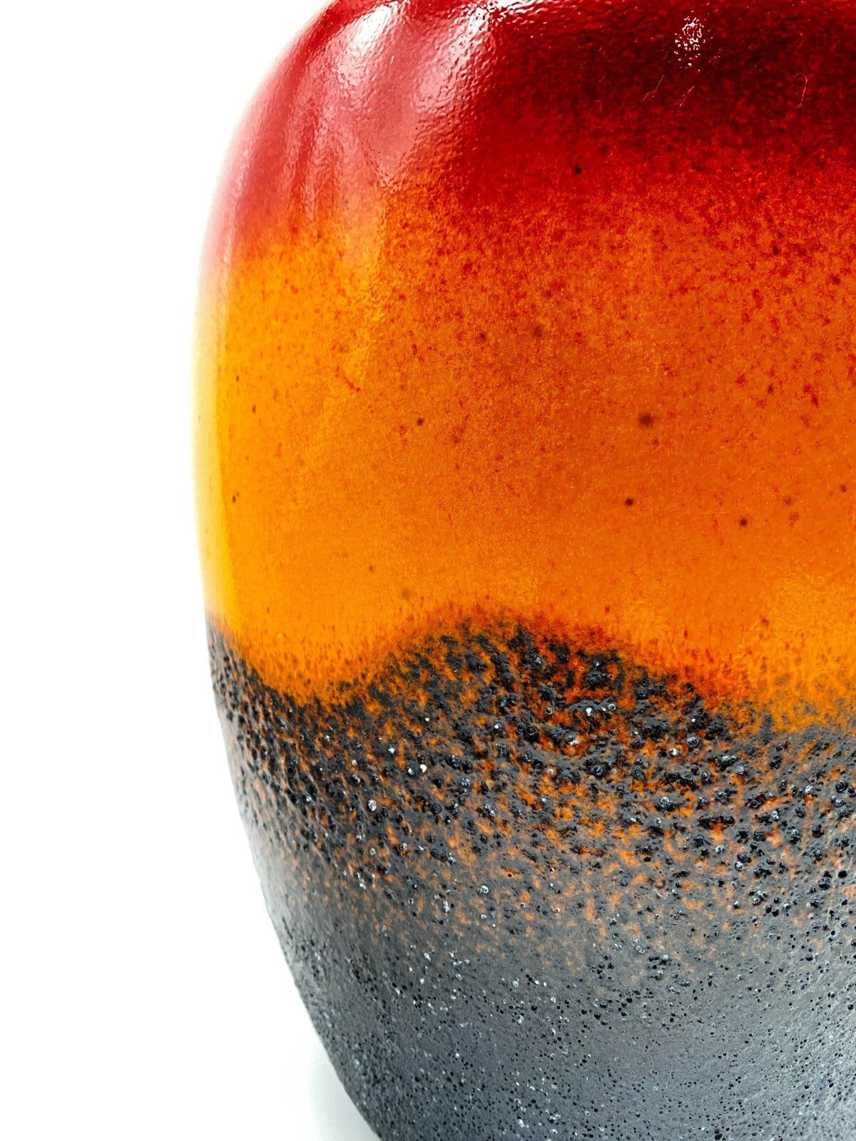 GROßE FAT LAVA SCHEURICH BODENVASE BLUMENVASE KERAMIK 1960ER JAHRE WEST GERMANY