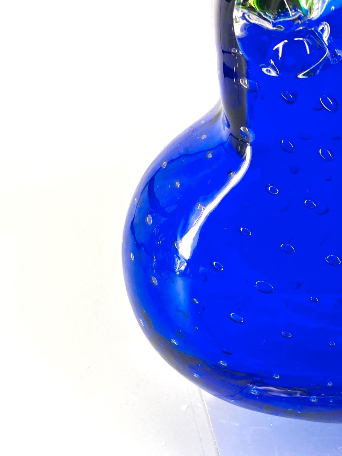 * MURANO GLASBEHÄLTER ERDBEERE HANDTASCHE DEKO KUNSTGLAS GLASVASE