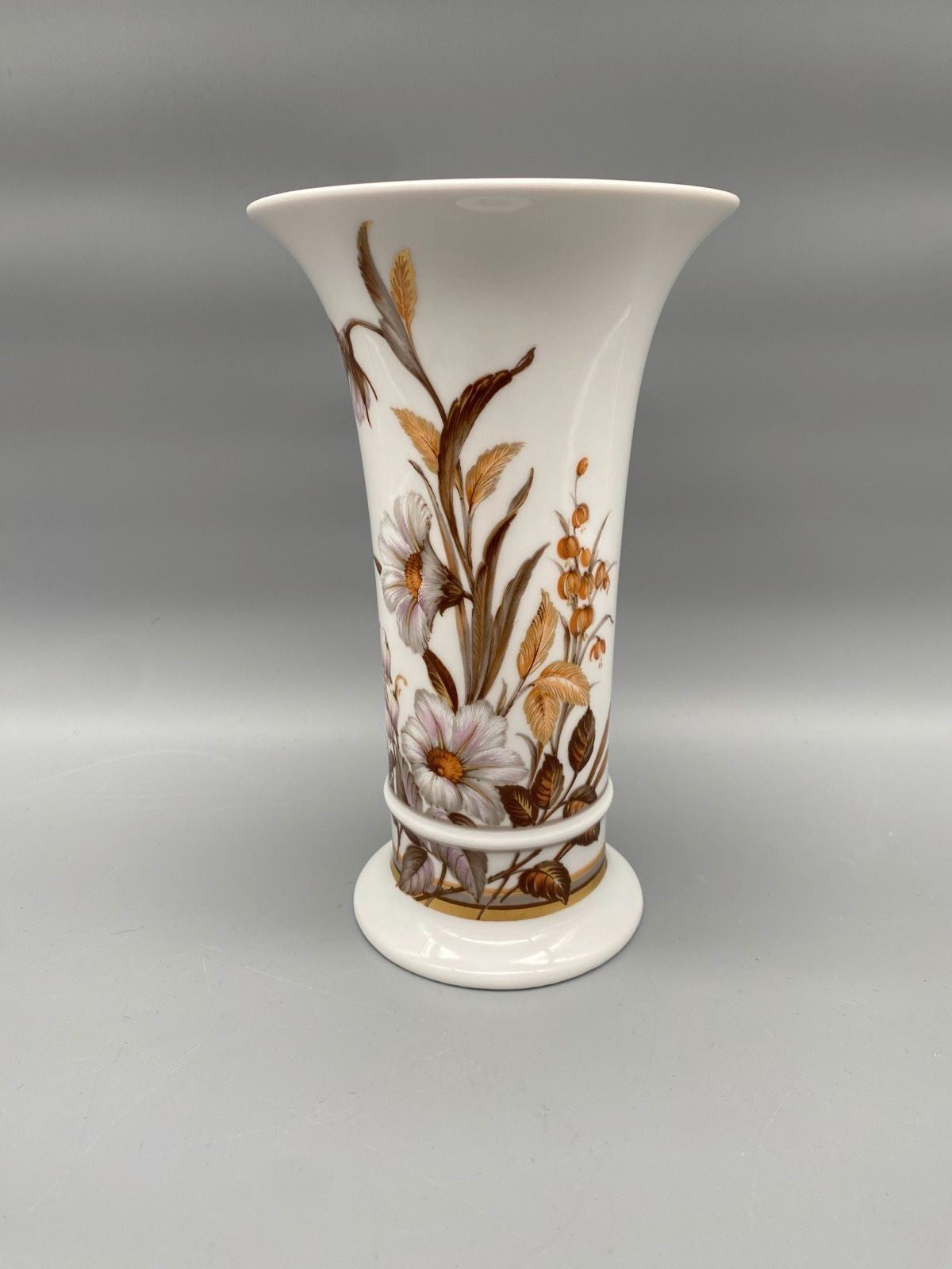 * SET AK KASIER PORZELLAN VASE BLUMEN VINTAGE 50/60er RUND