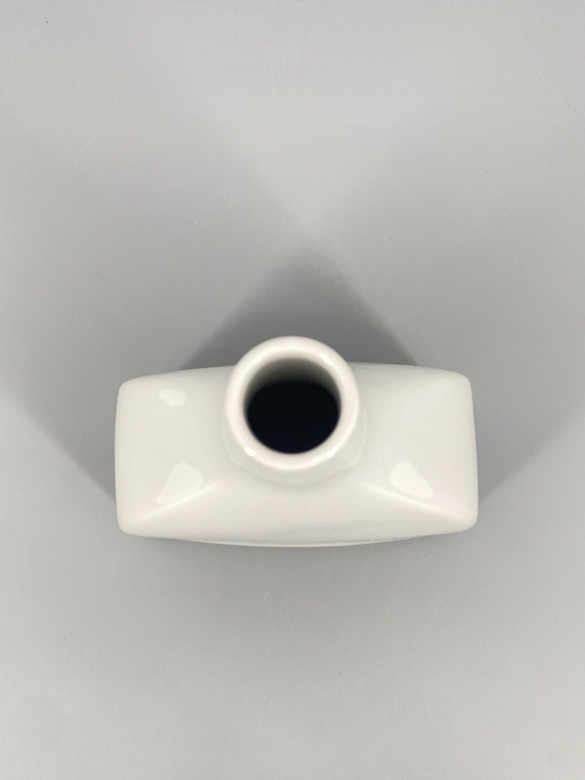 * KPM TRUDE PETRI PORZELLAN VASE BARFLASCHE WEIß 25,5CM 2. WAHL