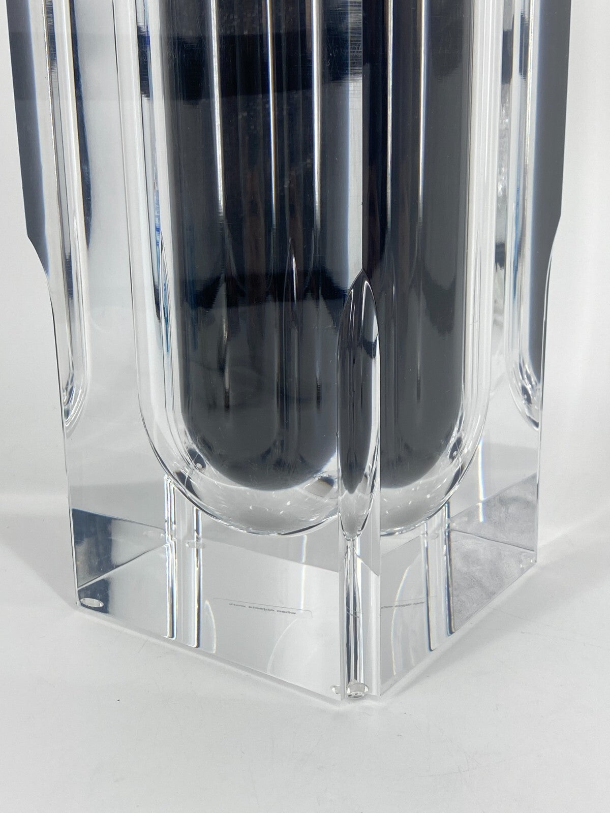 * WHEN OBJECTS WORK VASE KUNSTSTOFF BLOCKVASE 5 OBJECTS JOHN PAWSON