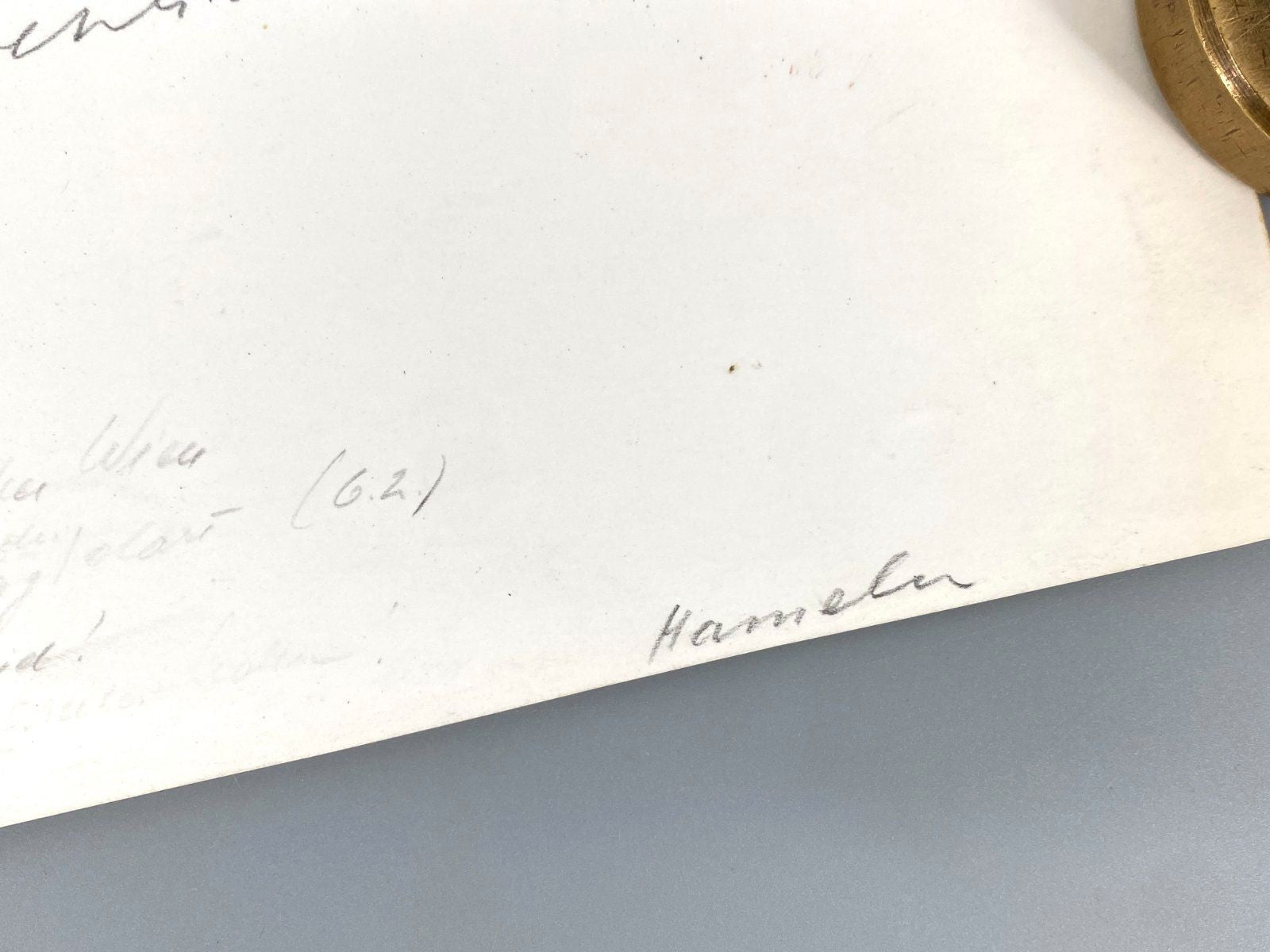 * HEINZ WEHLISCH ZEICHNUNG HAMELN NIEDERSACHSEN ANSICHT SIGNIERT
