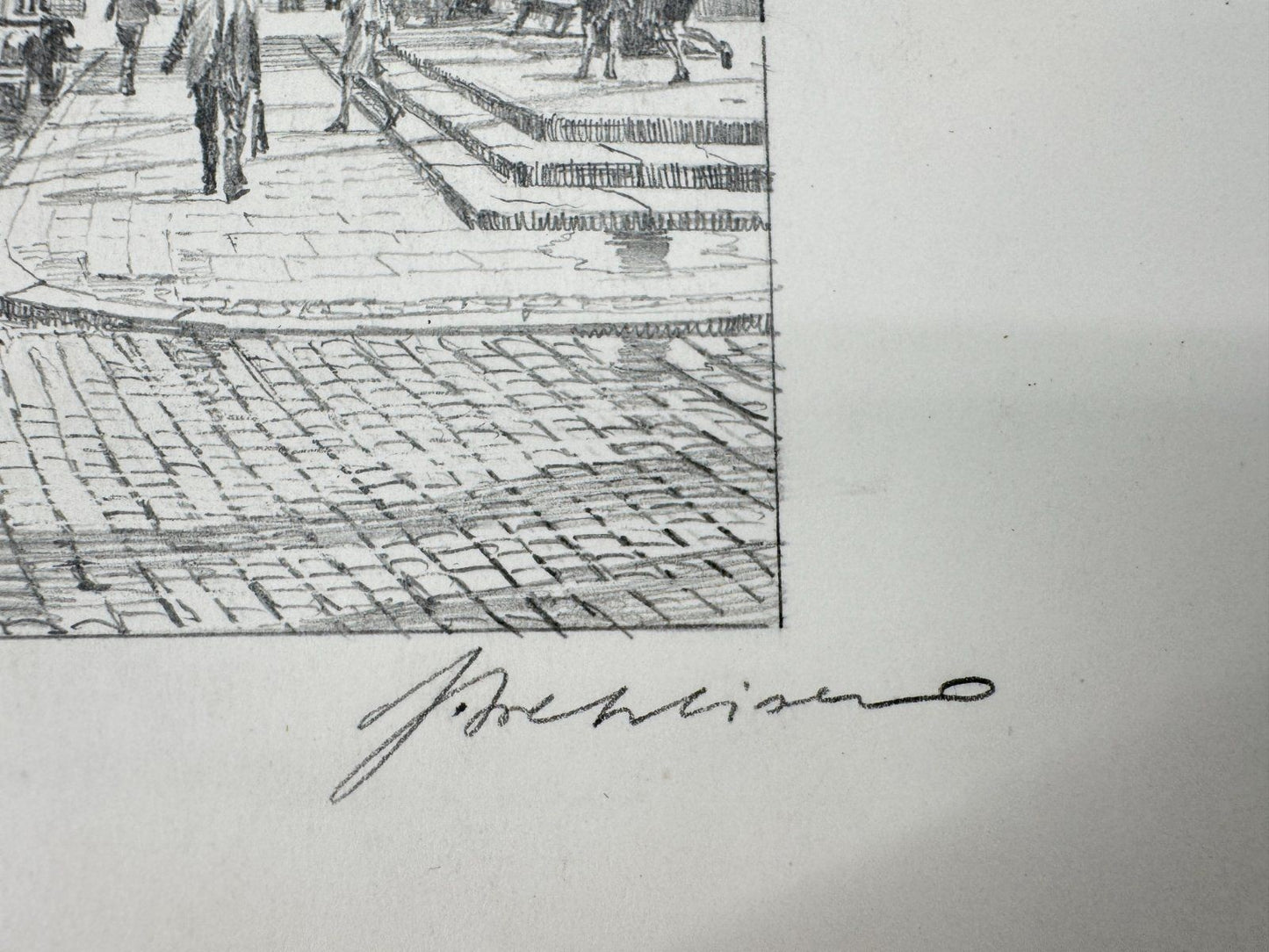 * HEINZ WEHLISCH ZEICHNUNG SOEST SANKT PATROKLI ANSICHT SIGNIERT