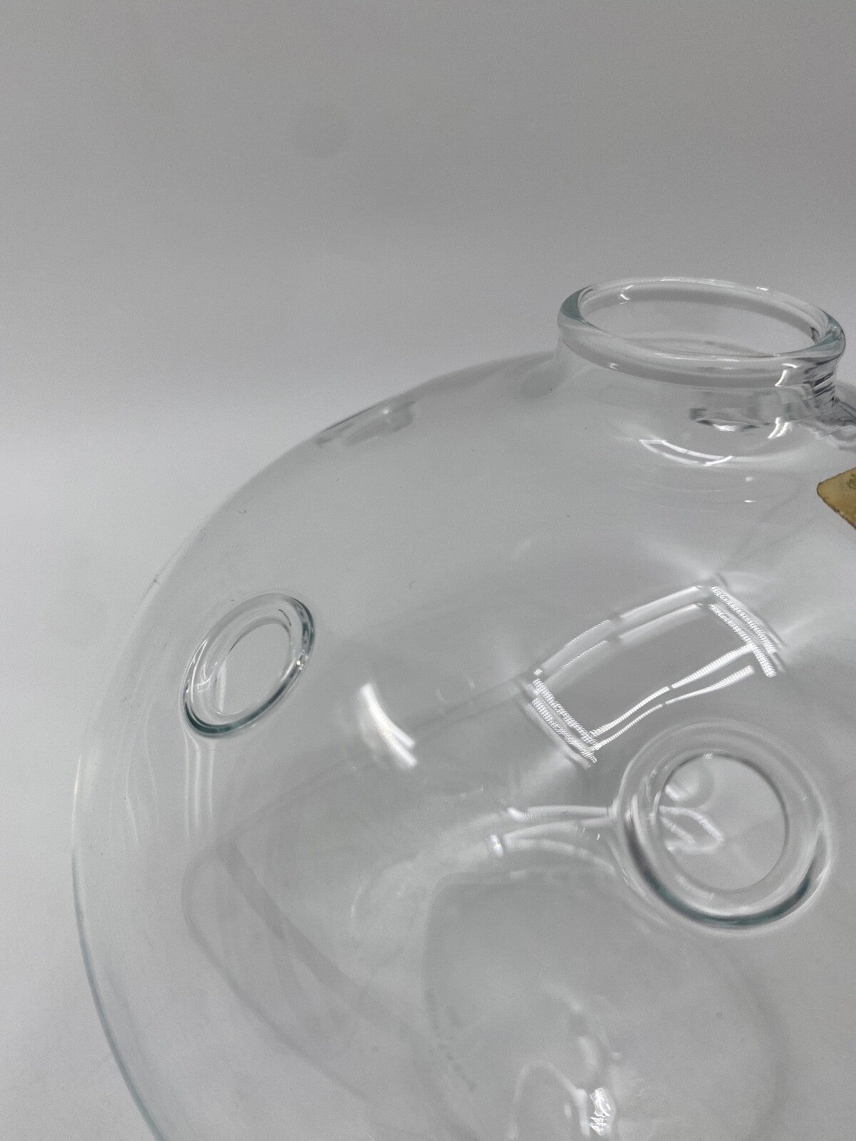 * HOLMEGAARD METEOR HULL VASE MICHAEL BANG 70ER TRANSPARENT GLAS VINTAGE DANISH