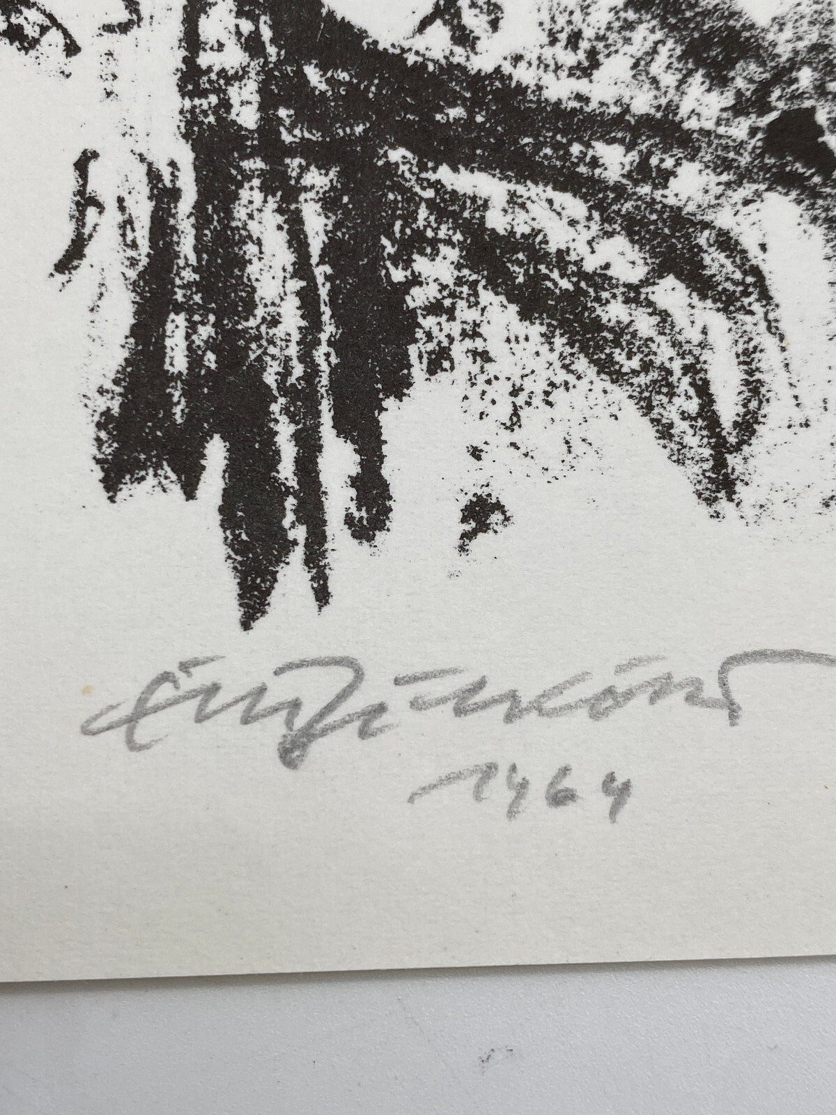 *PASSION CHRISTI ZEICHNUNG MAPPE 10 STÜCK AUFLAGE SIGNIERT 1964 EXPRESSIONISTISC