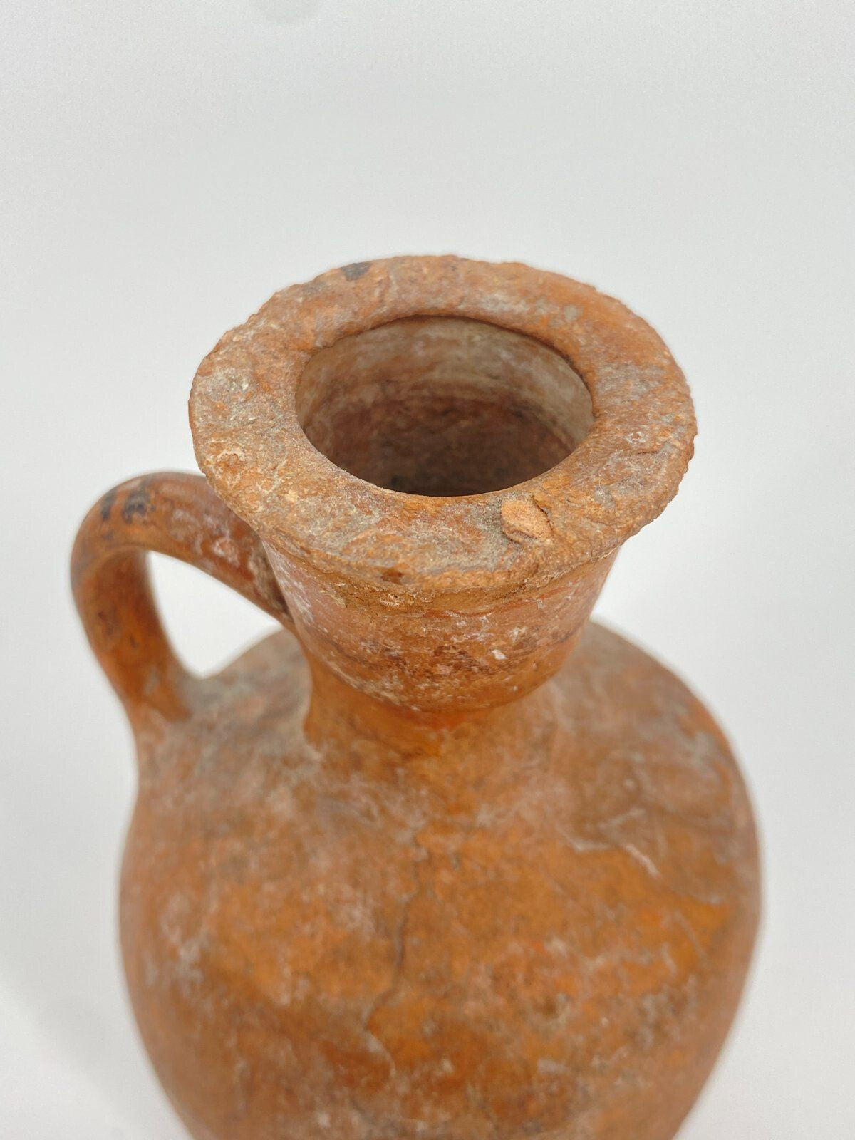 * KANNE ÖL ANTIKE RÖMER GRIECHEN KERAMIK VASE KRUG ROT KÄNNCHEN