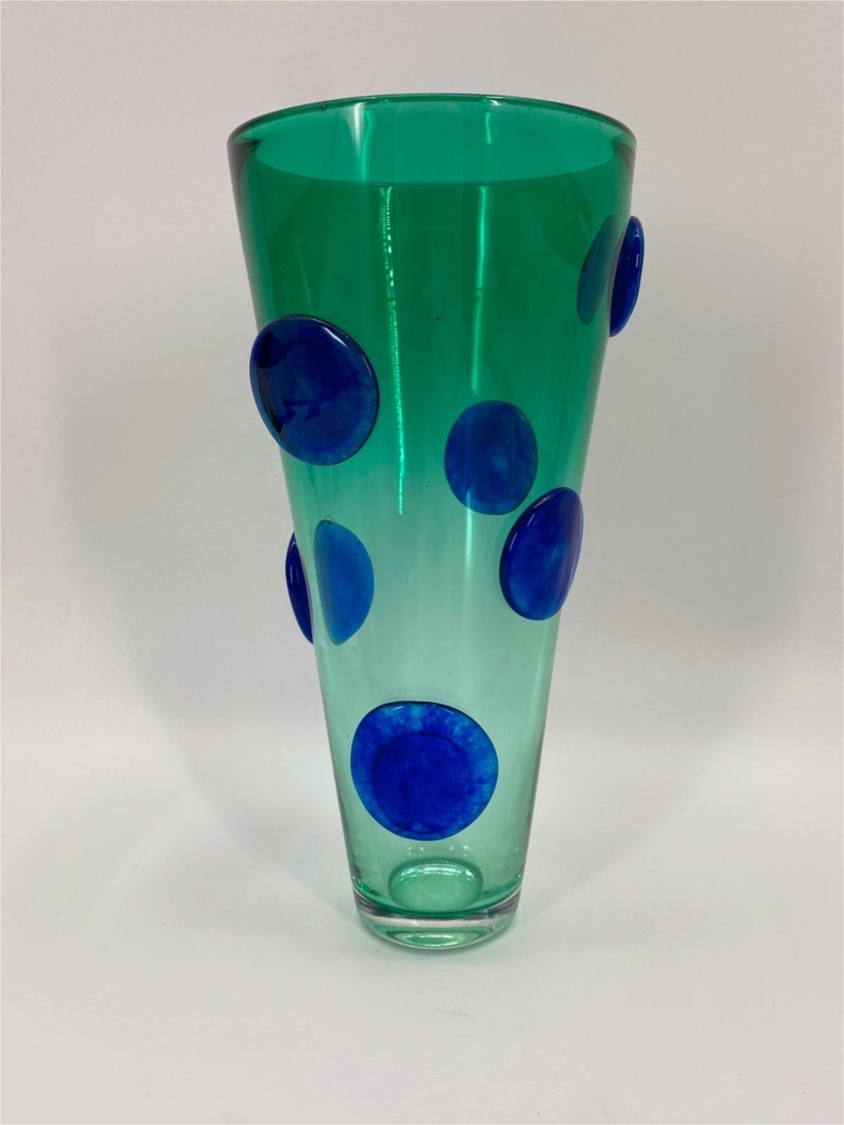 *SELTENE BLUMENVASE BRITISH STUDIO GLASS SIMON MOORE