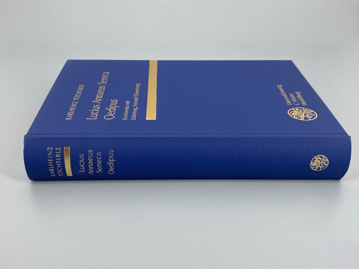 *2x BUCH SENECA OEDIPUS EPIGRAMME UND ANDERE GEDICHTE ANTHOLOGIA