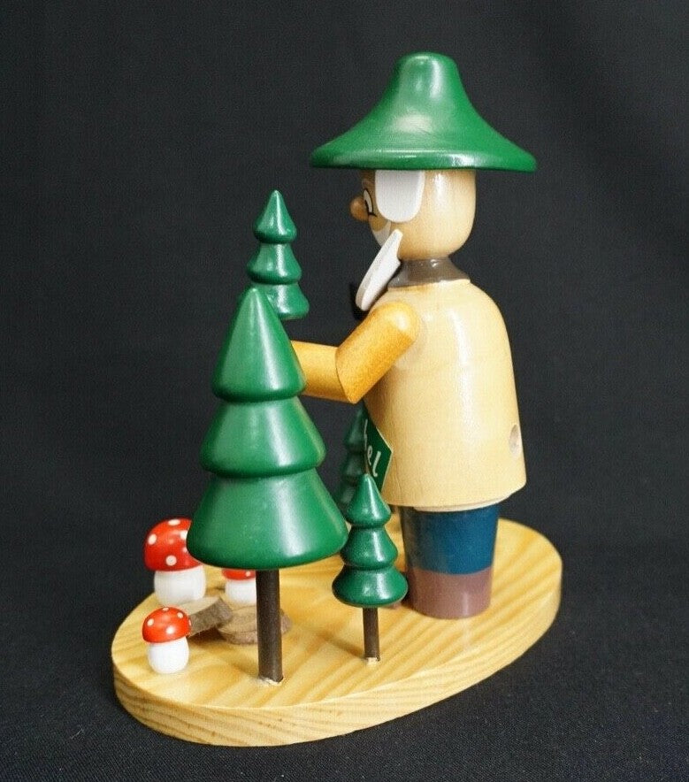 RÄUCHERMÄNNCHEN HOLZMICHEL FÜR RÄUCHERKERZEN KERZENHALTER ERZGEBIRGE KERZEN