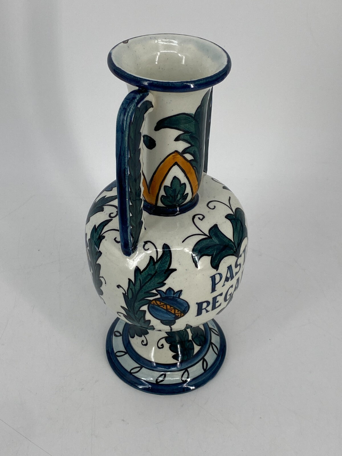 * VASE KRUG KERAMIK PASTA REGALIS HANDPAINTED IN SPAIN SPANIEN VINTAGE